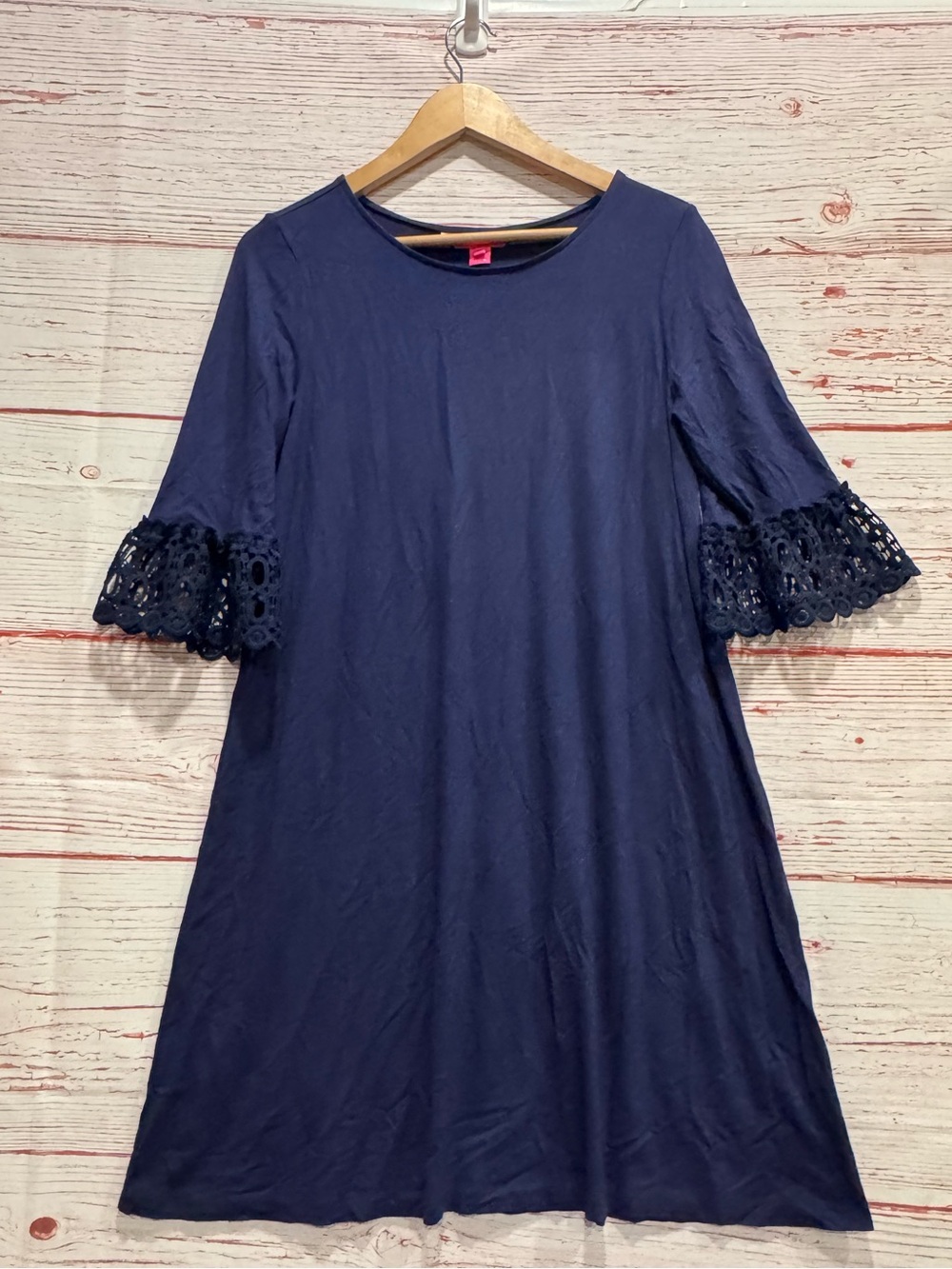 Lilly Pulitzer Ophelia Dress in True Navy Sz M - Picture 4 of 13